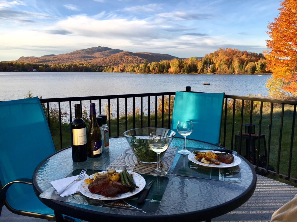 Lac-Superieur Chalet Riverain Crds Tremblant מראה חיצוני תמונה